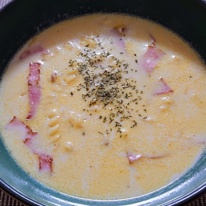 早茹でパスタで簡単 パスタ入りスープ